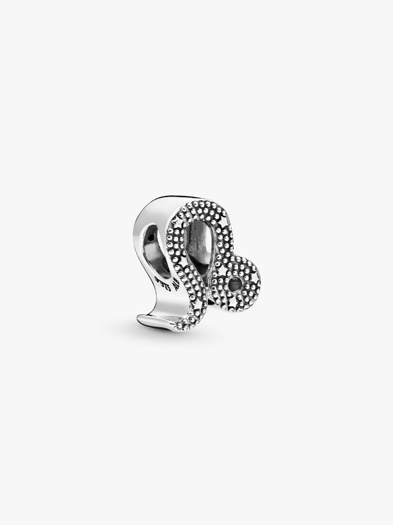 Charm Leone Pandora in argento sterling con zirconia