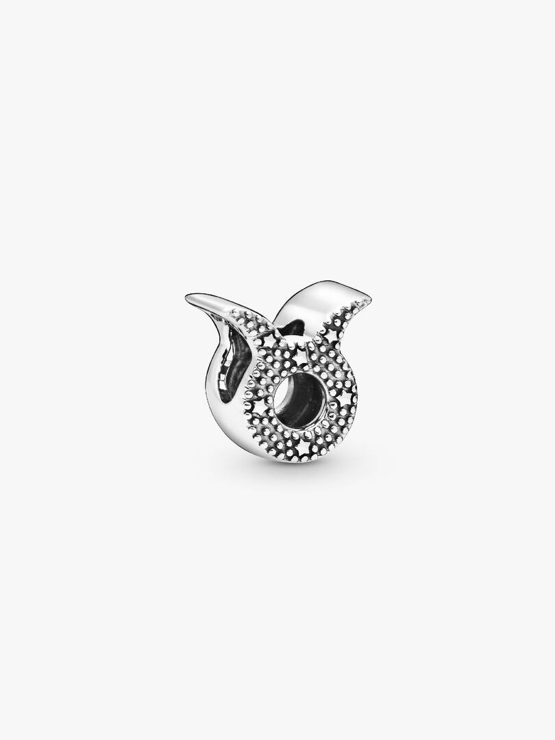 Charm zodiacale Toro Pandora in Argento Sterling 925