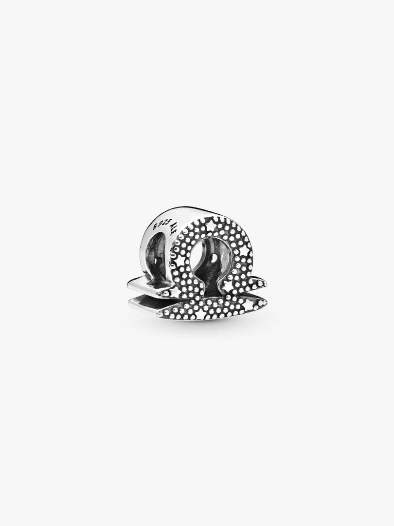 Charm Bilancia Pandora in argento sterling con zirconia cubica