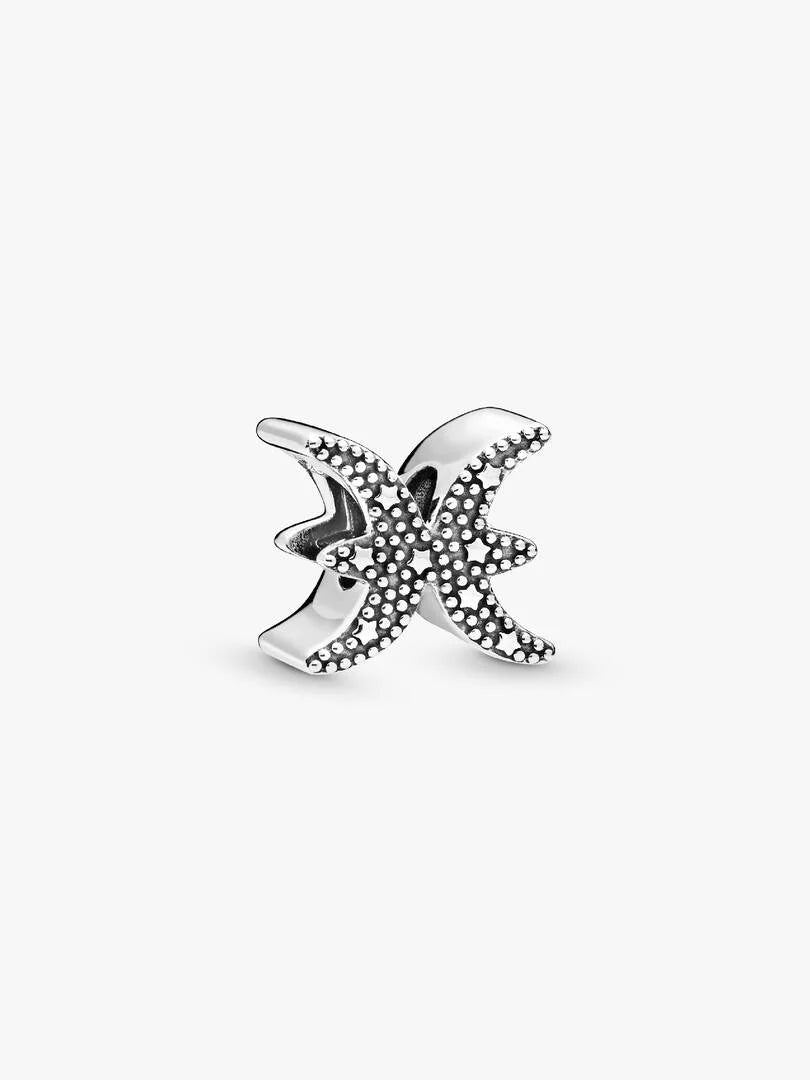 Charm Zodiacale Pesci Pandora in Argento Sterling 925