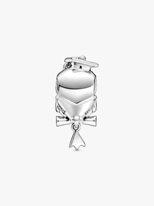 Charm Pandora Gufo Laureato in Argento Sterling 925 Donna