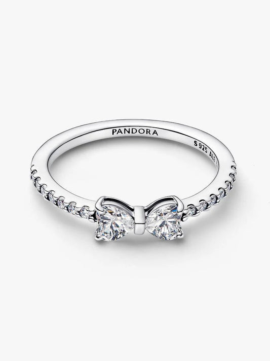 Pandora - Anello Pandora Fiocco Scintillante Argento 925 - Nazareno Bancone Gioielli