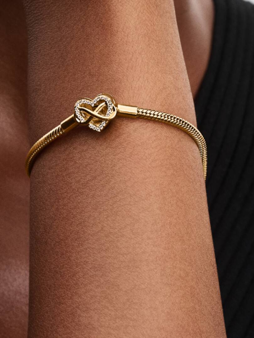 Pandora - Bracciale Pandora Moments Donna con Chiusura Cuore Infinito - Nazareno Bancone Gioielli