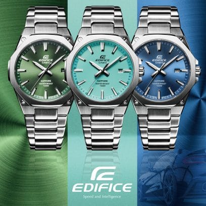 Edifice - Casio Edifice Slim Efr-S108d-3avue Con Vetro Zaffiro - Nazareno Bancone Gioielli
