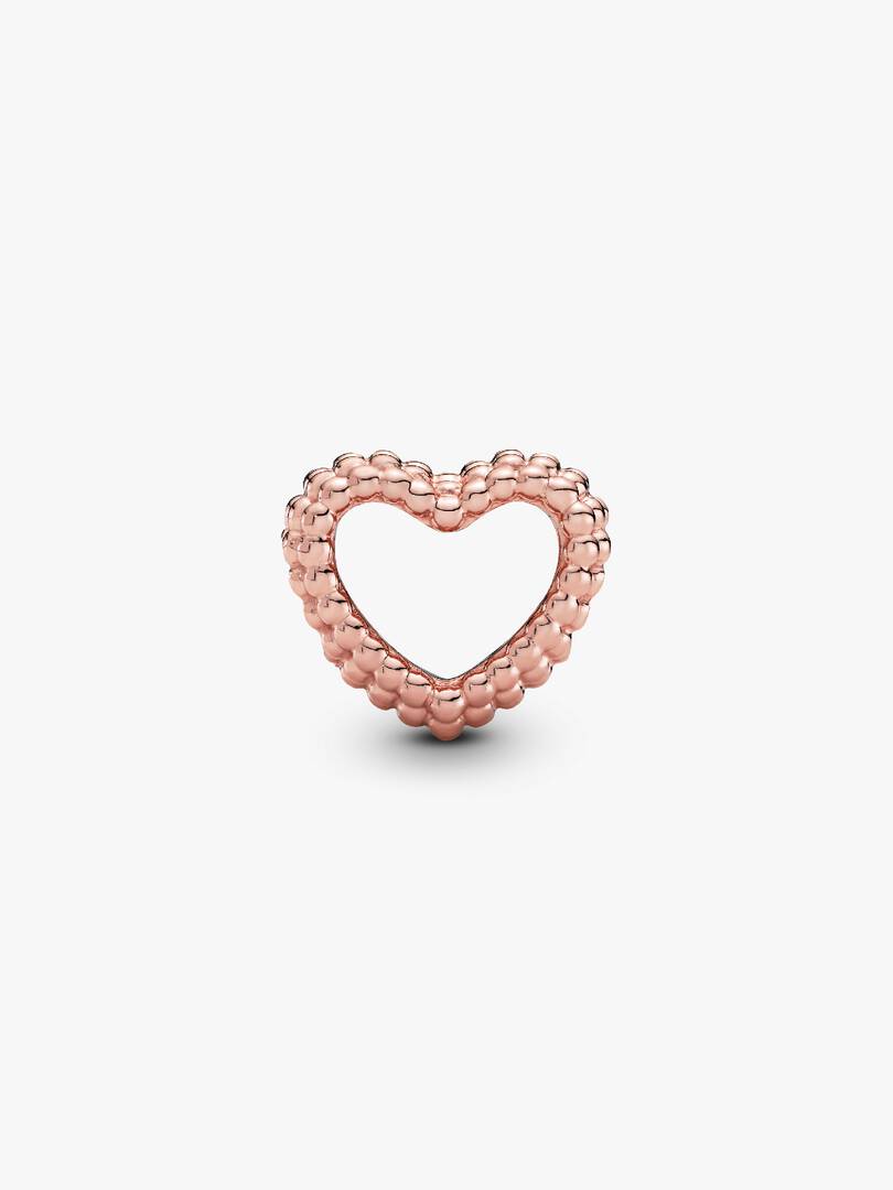 Pandora - Charm Cuore di Sfere Pandora in Oro Rosa Donna - Nazareno Bancone Gioielli