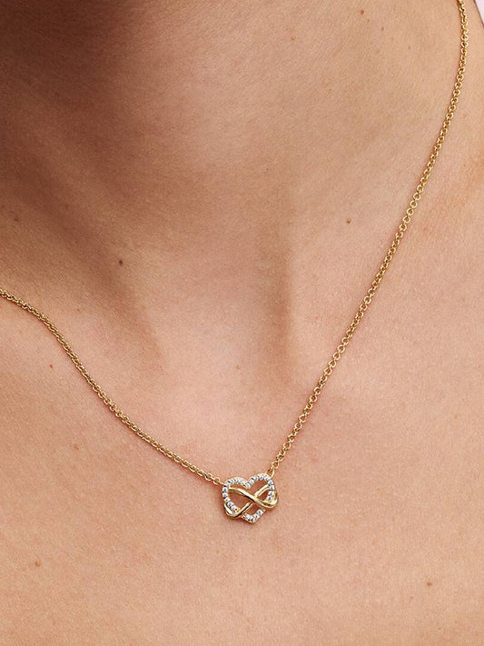 Pandora - Collana Pandora Cuore Infinito Pietre Luminose Donna - Nazareno Bancone Gioielli