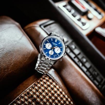 Edifice - Cronografo Uomo Edifice 40.5mm In Acciaio Quadrante Blu - Nazareno Bancone Gioielli