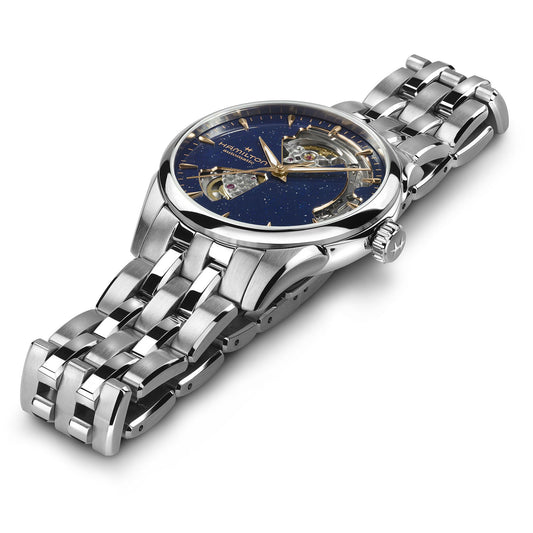 Orologio Donna Hamilton 36mm In Acciaio Quadrante Blu Avventurina