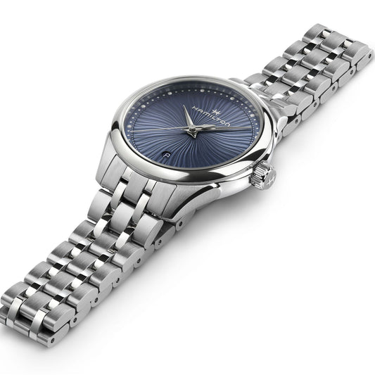 Orologio Analogico Donna Hamilton 30mm In Acciaio Quadrante Blu Notte
