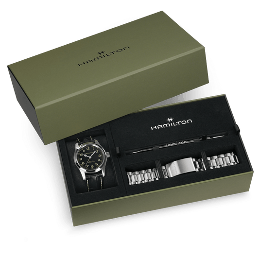 Hamilton - Orologio Uomo Hamilton 42mm In Acciaio Quadrante Nero - Nazareno Bancone Gioielli