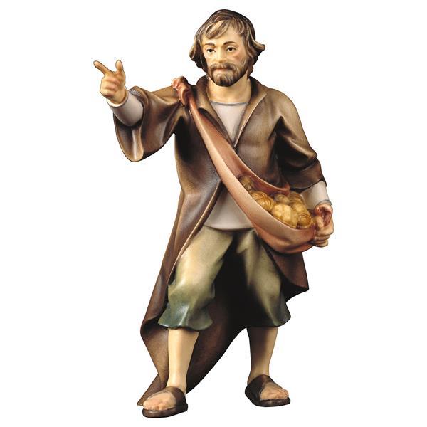 ULPE Wood Art - Pastore indicante in Legno per Presepe – Proporzionata per Figure Umane da 15 cm - Nazareno Bancone Gioielli