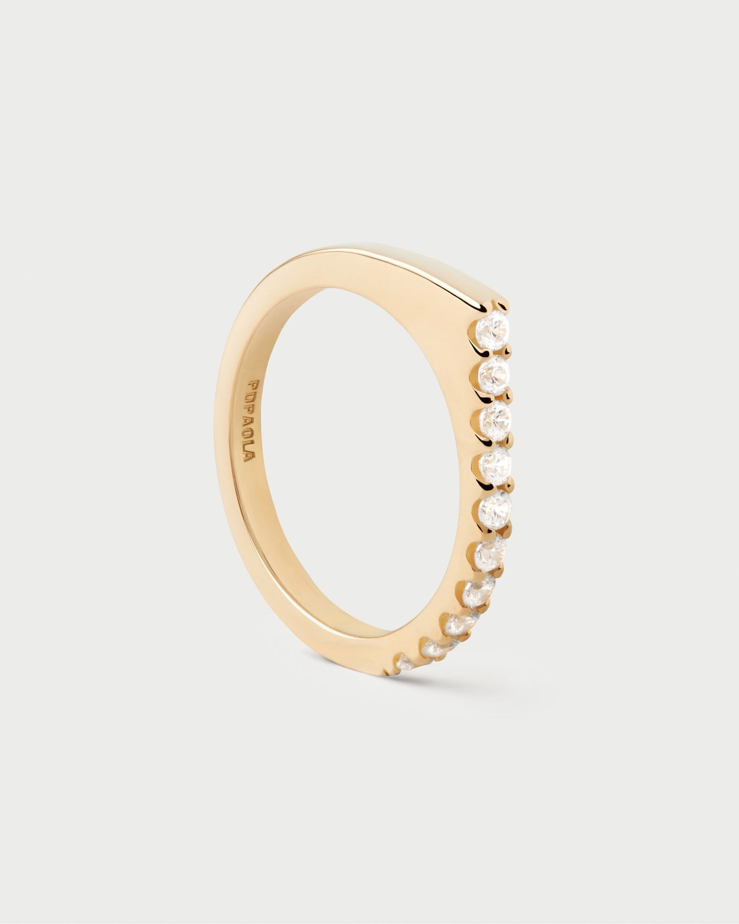 Anello da donna Gloss con zirconi bianchi PDPAOLA