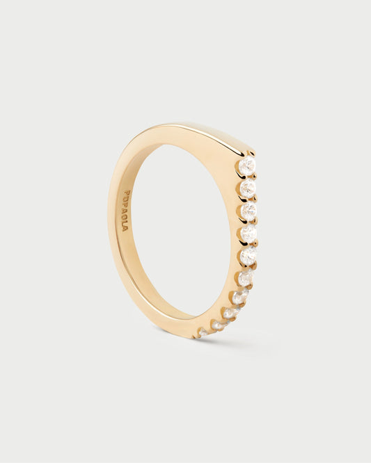 Anello da donna Gloss con zirconi bianchi PDPAOLA
