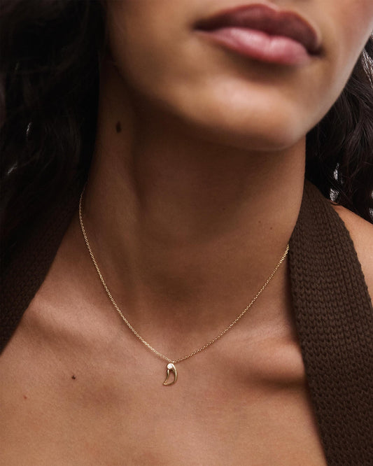 Collana Pdpaola Con Ciondolo In Argento 925 Con Iniziale Placcato Oro 18k O Rodio
