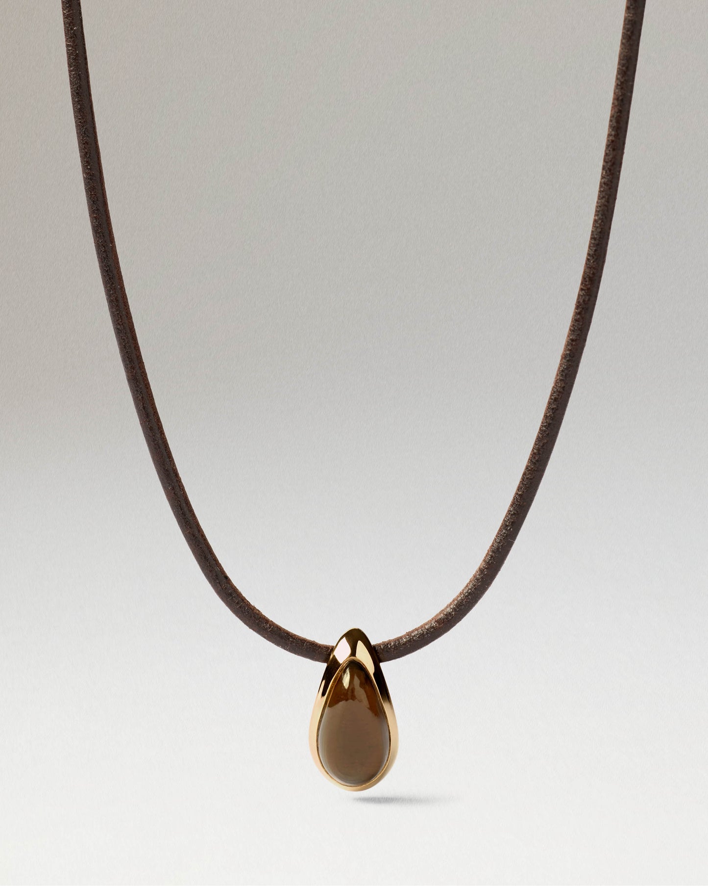 Collana con cordino Luna PDPAOLA in quarzo fumé