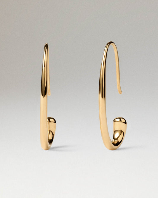 Orecchini aperti Eira pdpaola con placcatura oro 18K