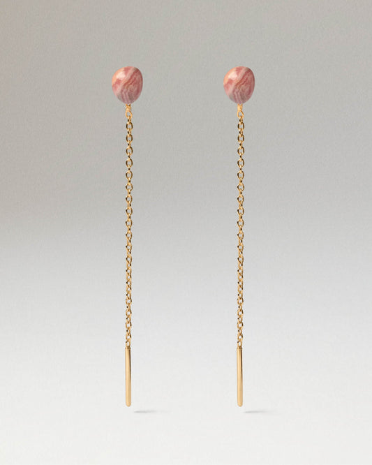 Orecchini Lyra con Rodocrosite PDPAOLA
