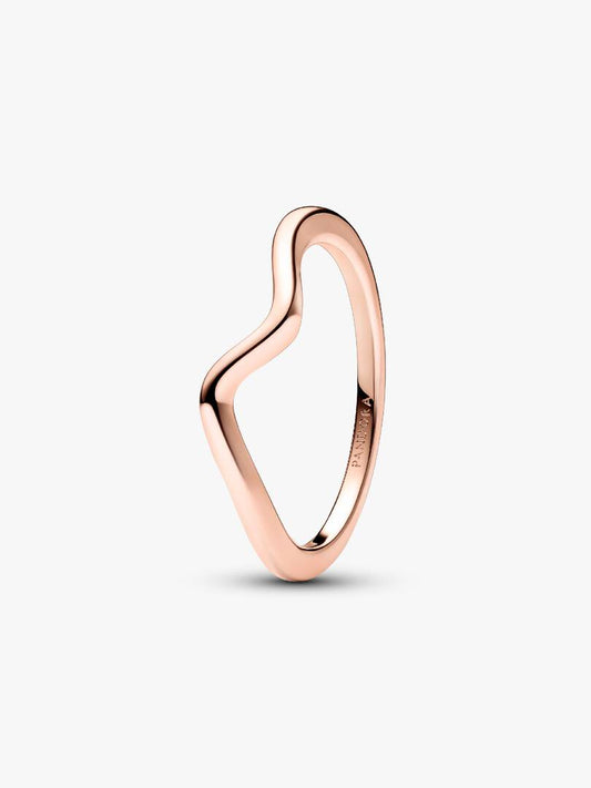 Anello Pandora Onda Oro Rosa
