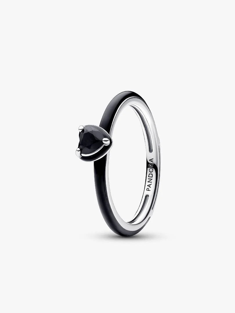 Anello Pandora ME Black Chakra Heart in Argento Sterling 925