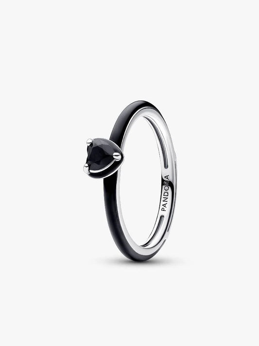 Anello Pandora ME Black Chakra Heart in Argento Sterling 925
