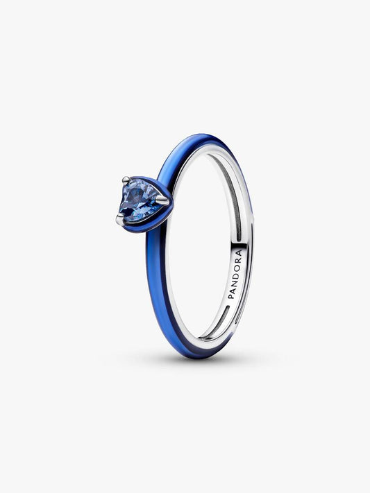 Anello Pandora ME Chakra Heart Blu in Argento Sterling 925