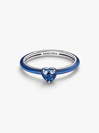 Anello Pandora ME Chakra Heart Blu in Argento Sterling 925