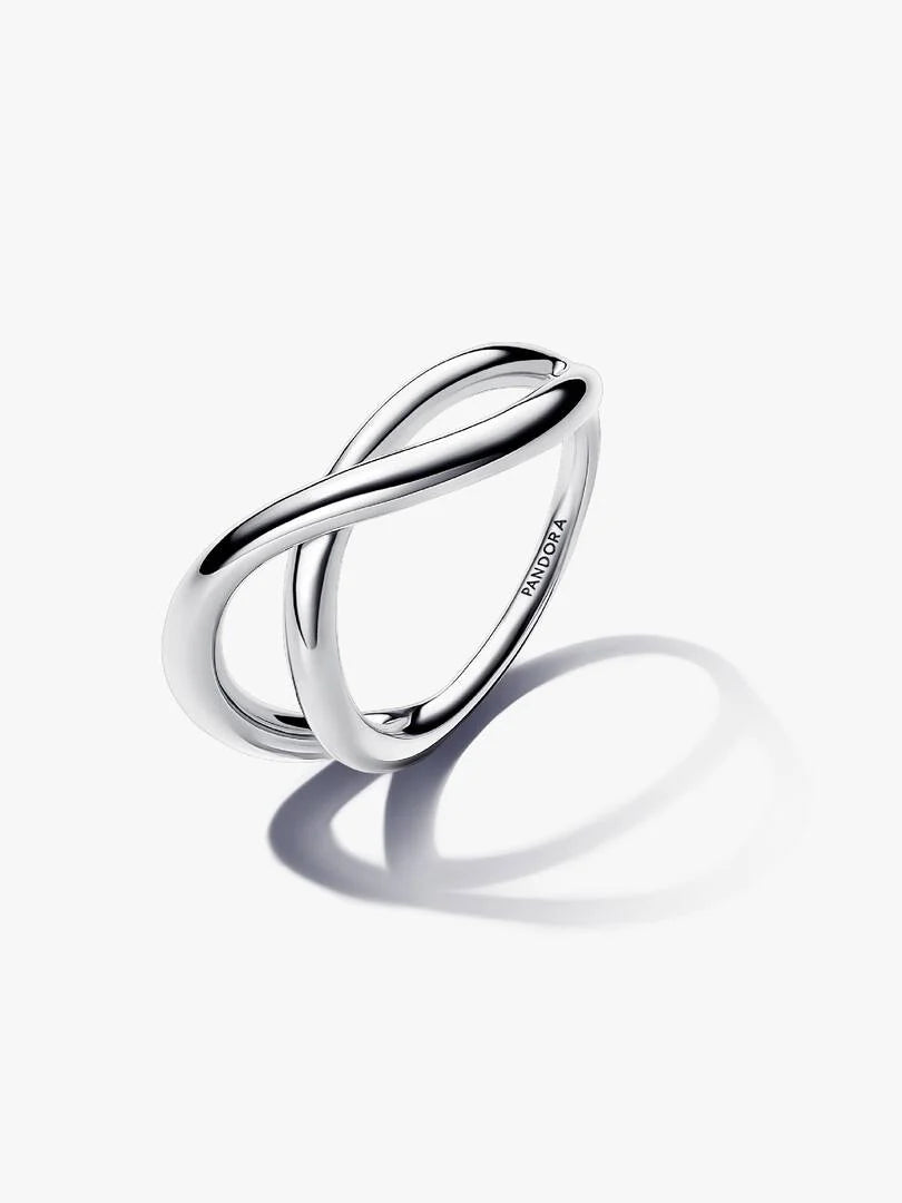 Anello Pandora Infinito Linea Sinuosa Argento 925