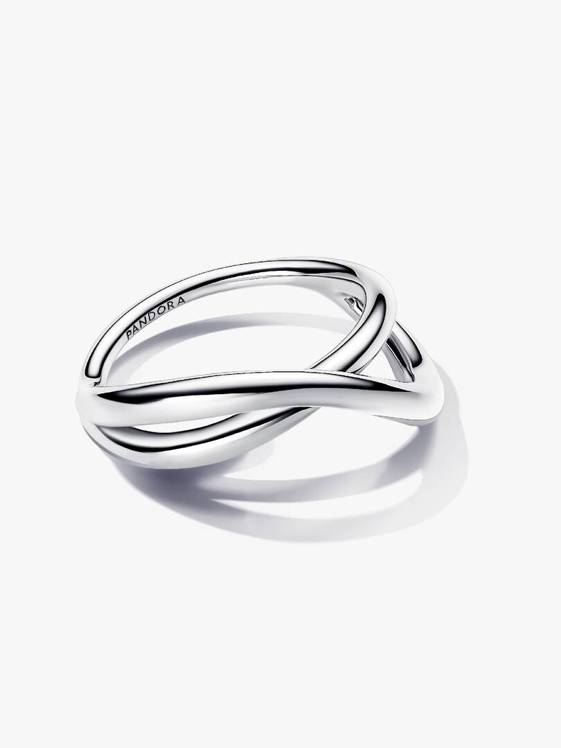 Anello Pandora Infinito Linea Sinuosa Argento 925
