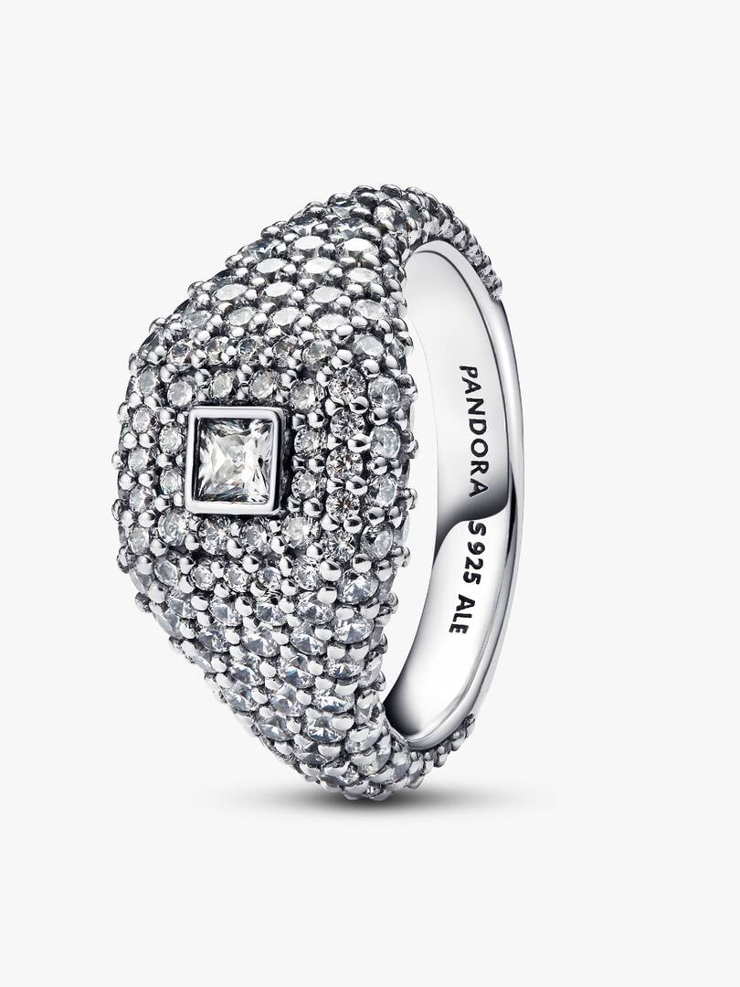 Anelli Pandora Cocktail Pavé in Argento Sterling 925