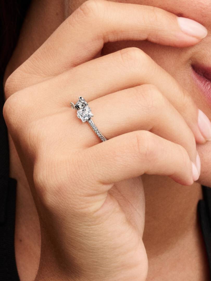 Anello Pandora Disney Stitch in Argento Sterling 925