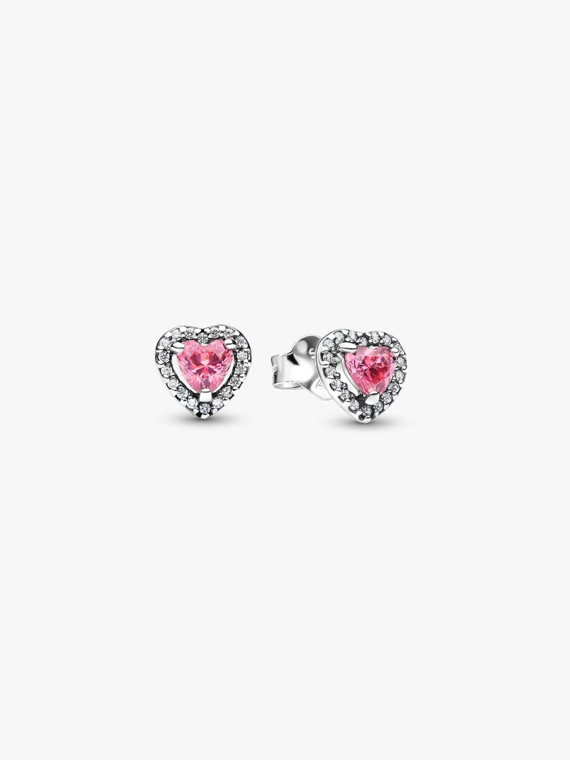 Orecchini a lobo Cuore in argento sterling Pandora