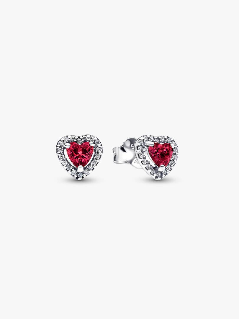 Orecchini a lobo Cuore in argento sterling Pandora