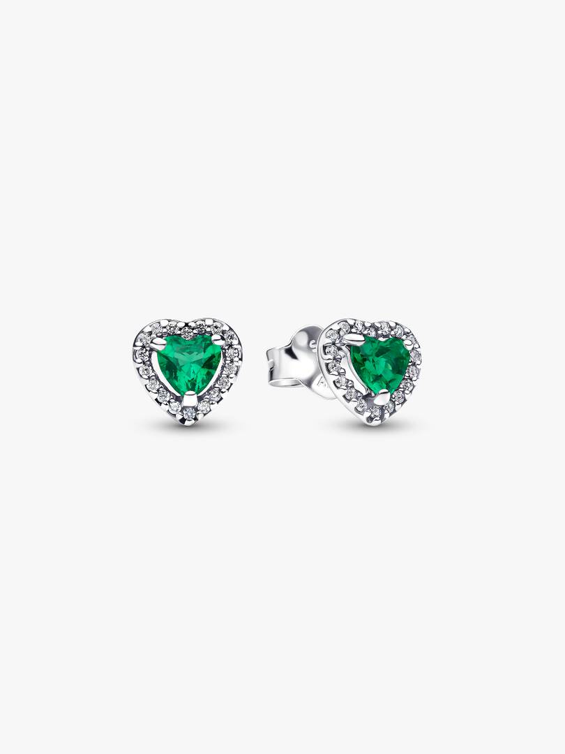 Orecchini a lobo Cuore in argento sterling Pandora
