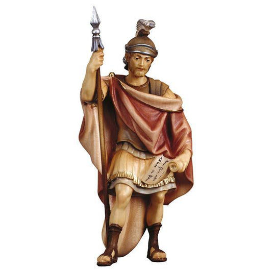 Soldato romano in Legno per Presepe – Proporzionata per Figure Umane da 15 cm