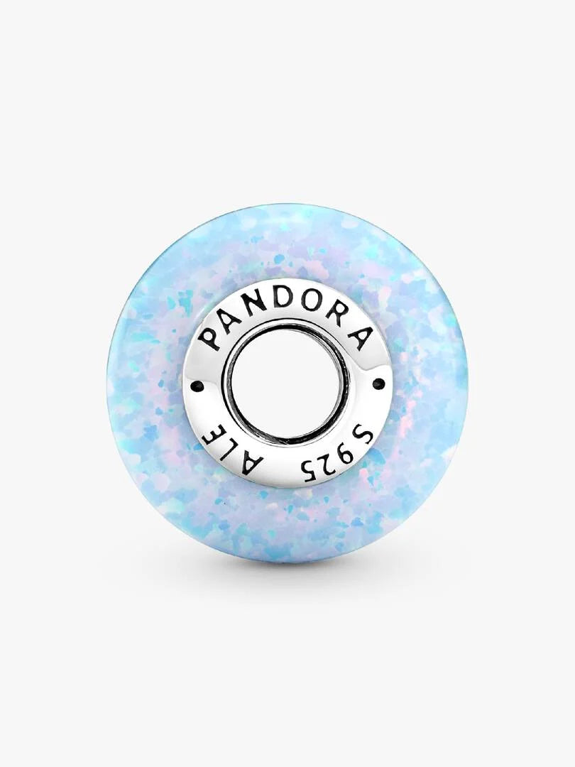 Charm Pandora Opale Oceano Blu in Argento Sterling 925 Donna
