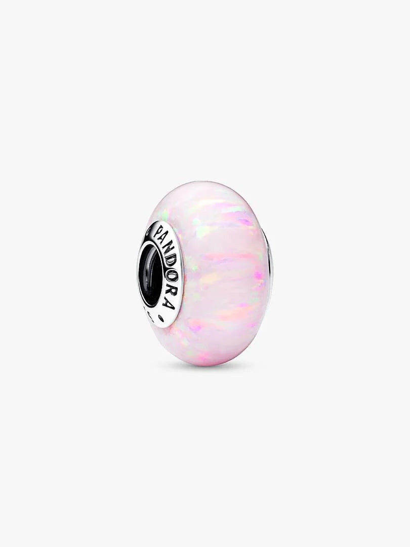 Charm Pandora Opale Glitter Rosa in Argento Sterling 925 Donna
