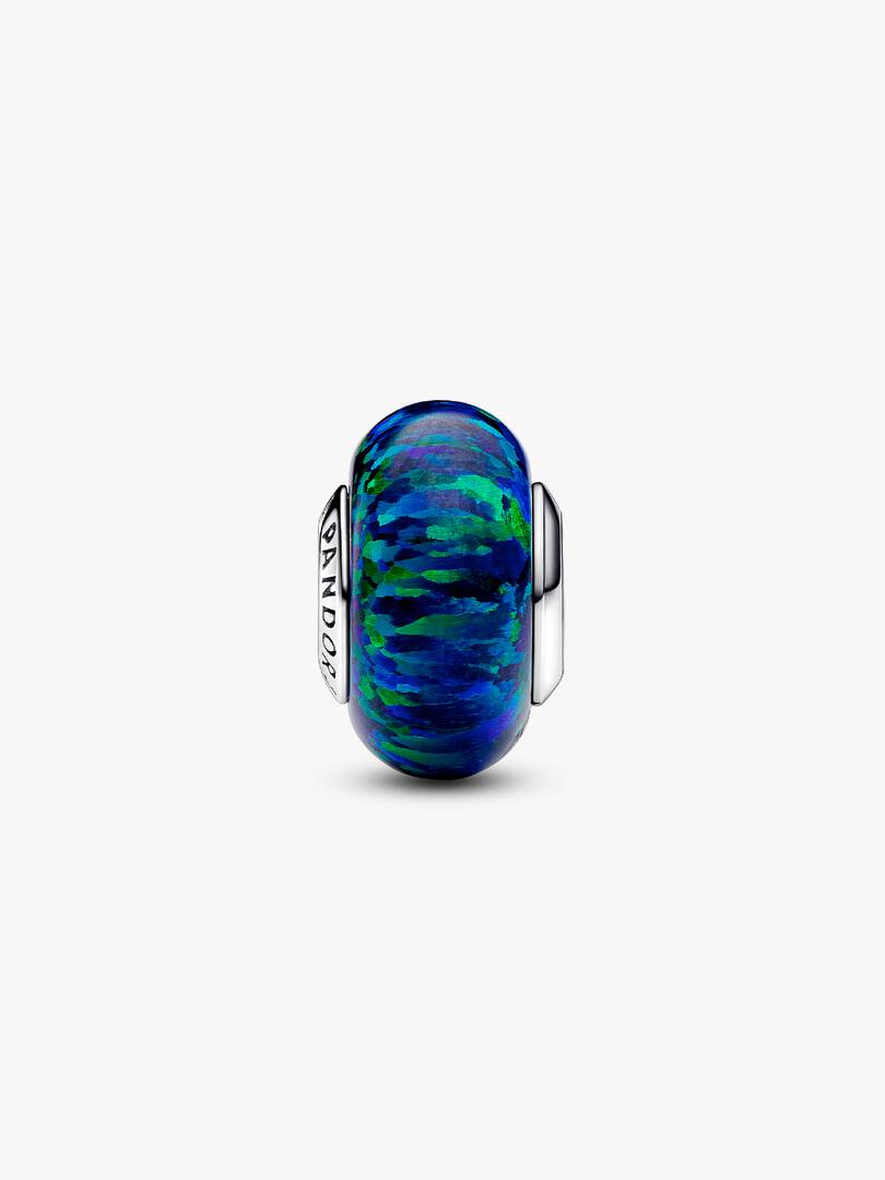Charm Donna Pandora Opale Verde e Blu in Argento Sterling 925