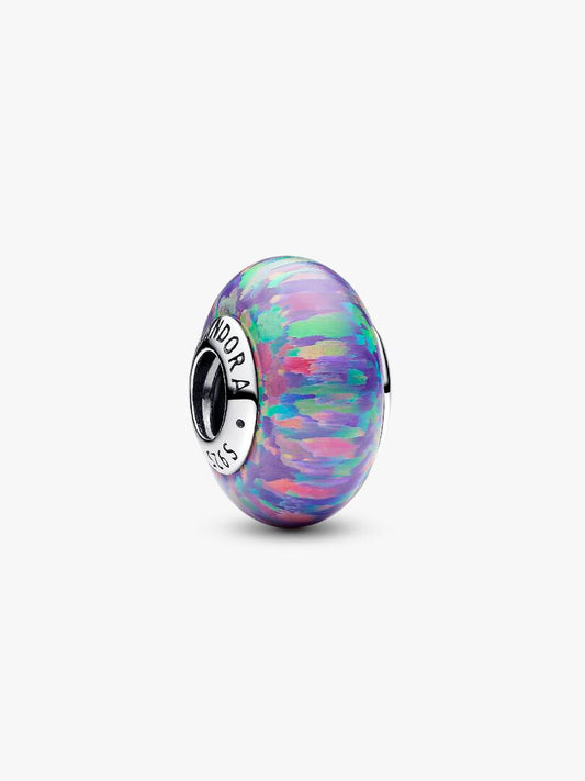 Charm Pandora Opale Glitter Viola in Argento Sterling 925 Donna
