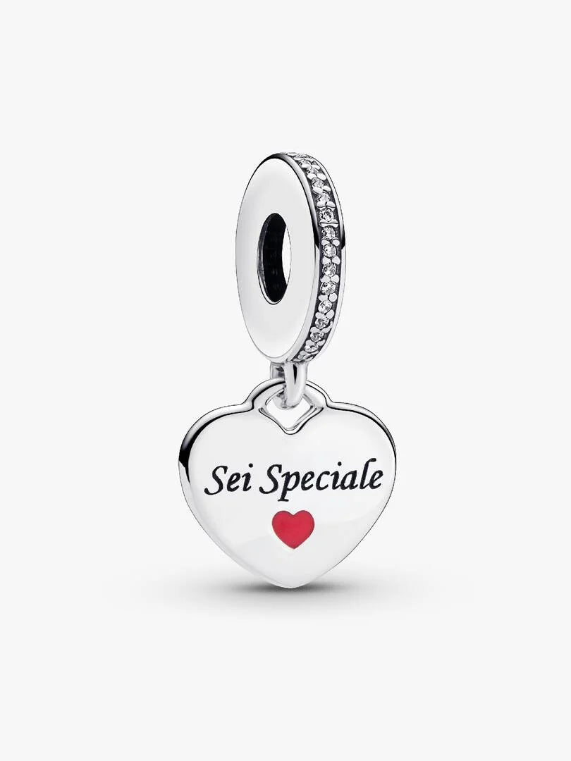 Pendente Pandora Sei Speciale da incidere in Argento Sterling 925 Donna