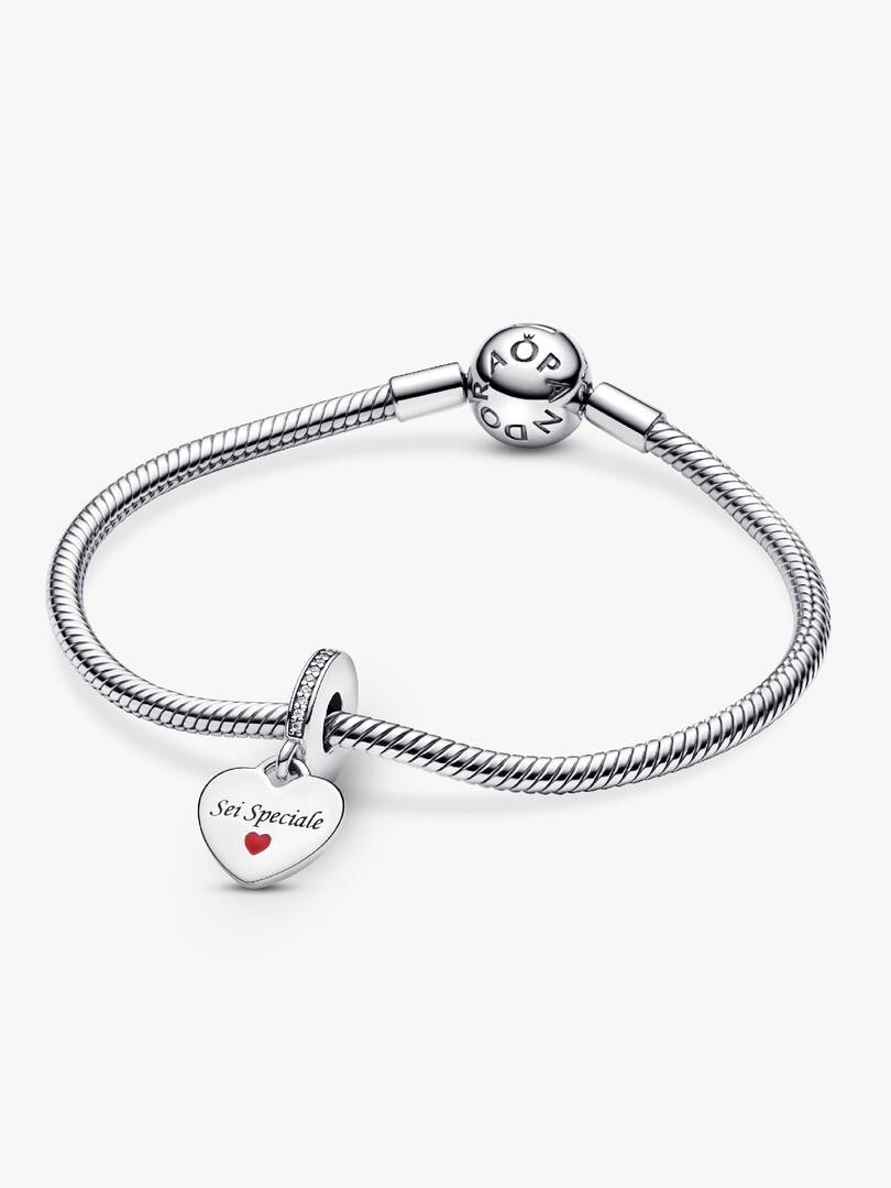Pendente Pandora Sei Speciale da incidere in Argento Sterling 925 Donna