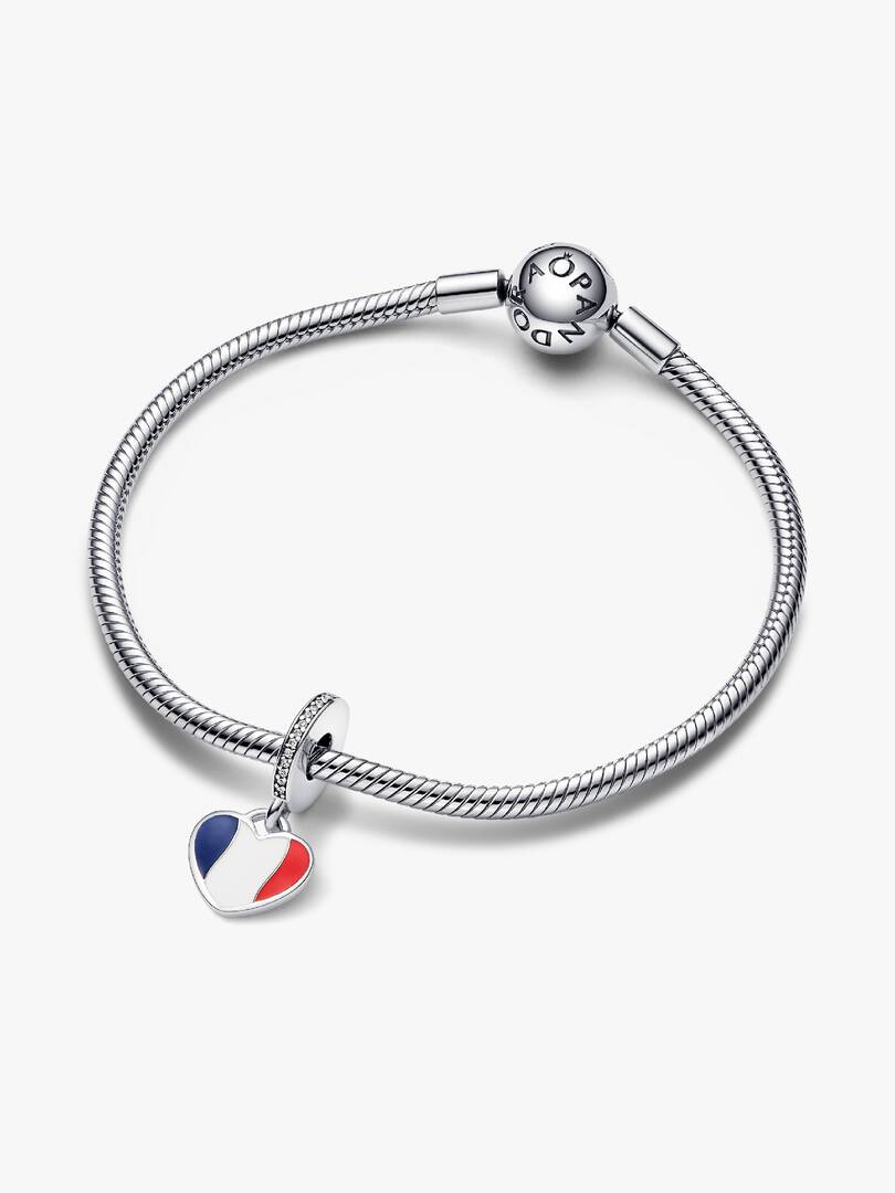 Pendente Pandora Bandiera Francese Donna