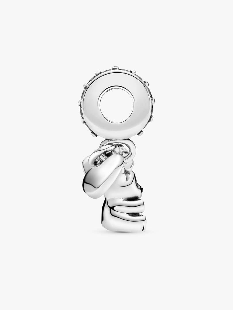 Charm Pendente Orsetto E Ciuccio Pandora In Argento Sterling 925