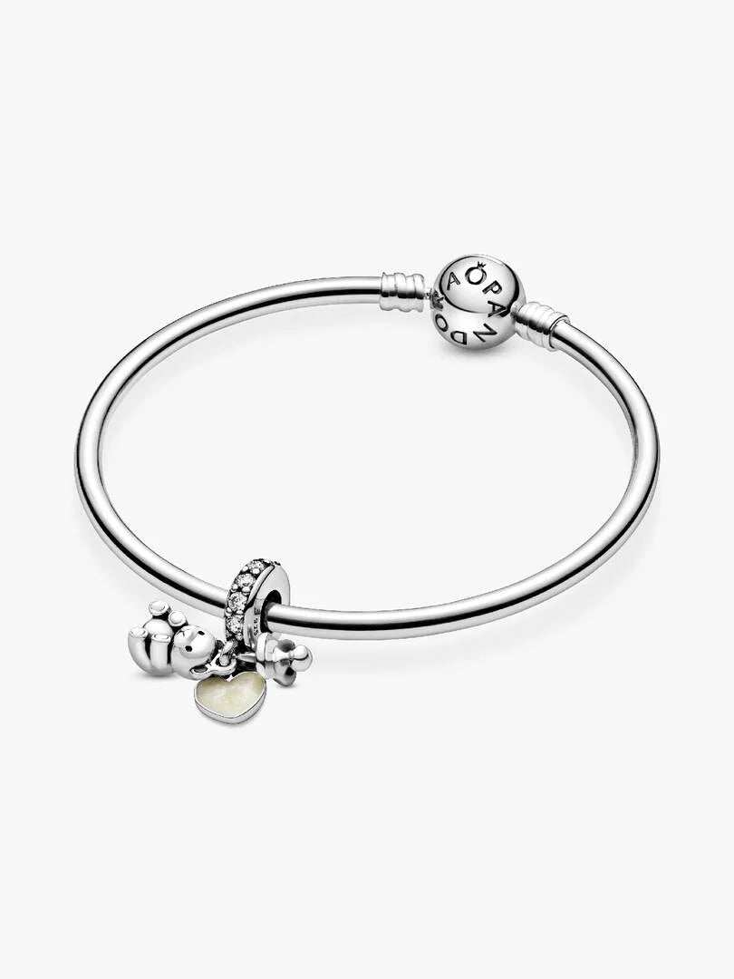 Charm Pendente Orsetto E Ciuccio Pandora In Argento Sterling 925
