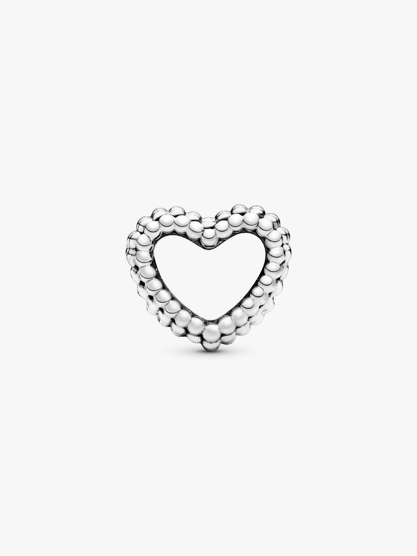 Charm cuore di sfere Pandora in Argento Sterling 925