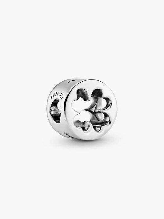 Charm Pandora Openwork Clover in argento