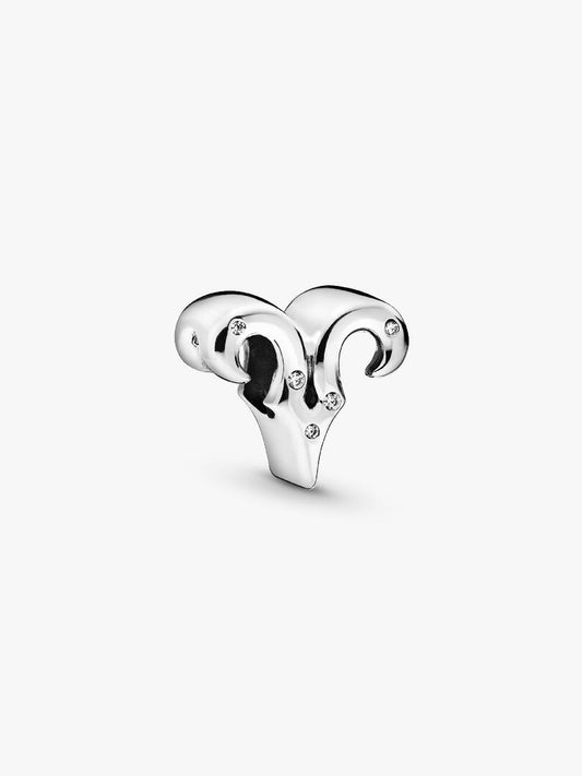 Charm Ariete Pandora in argento sterling e zirconi cubici