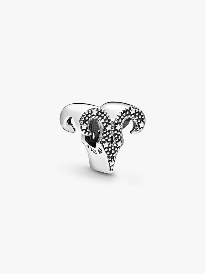 Charm Ariete Pandora in argento sterling e zirconi cubici