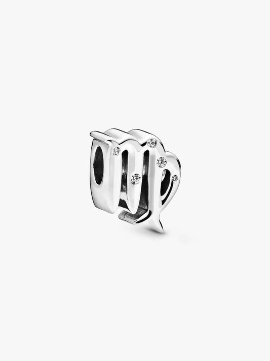 Charm Segno Vergine Pandora Moments in Argento Sterling 925