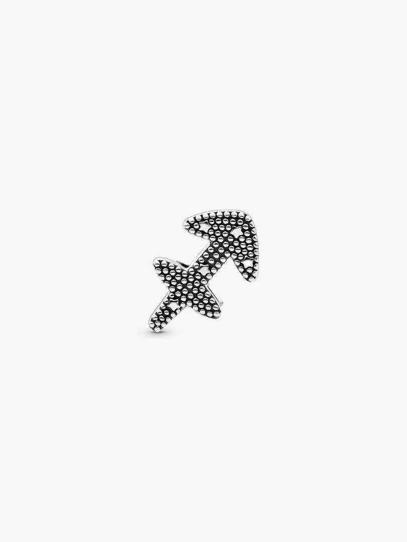 Charm Sagittario Pandora in argento sterling e zirconi