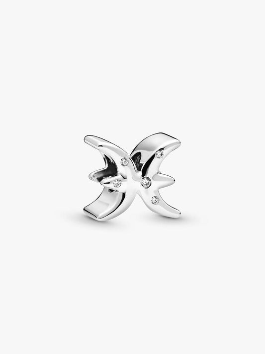 Charm Zodiacale Pesci Pandora in Argento Sterling 925
